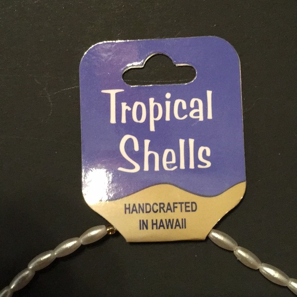 Made in Hawaii pearl & shell necklace - Picture 5 of 5